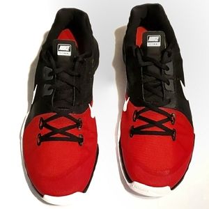 Nike men sneakers/ trainers Black White Red Size 9